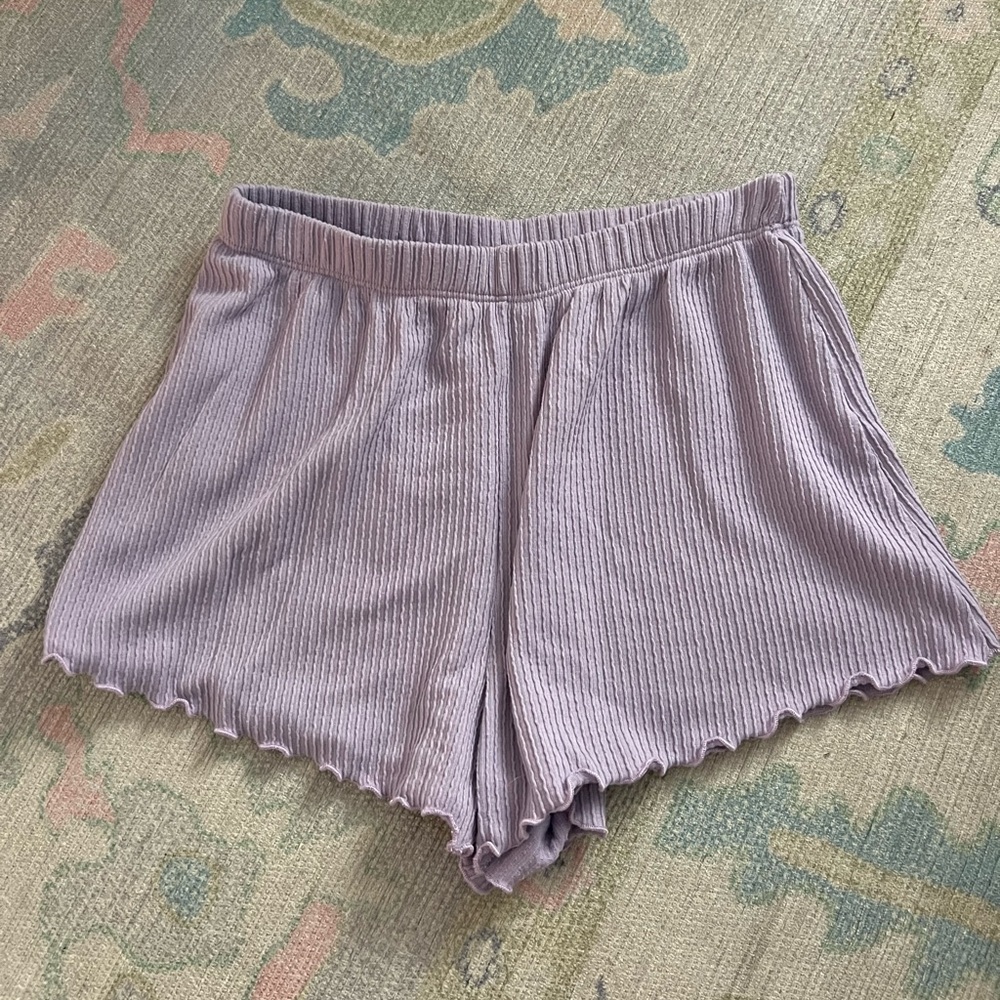 Purple shorts